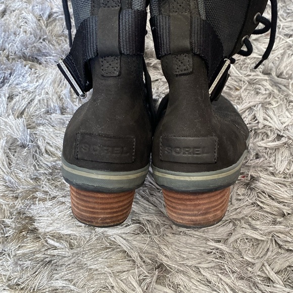 Like New Black Sorel Boots Women’s Size 11 - Picture 3 of 6